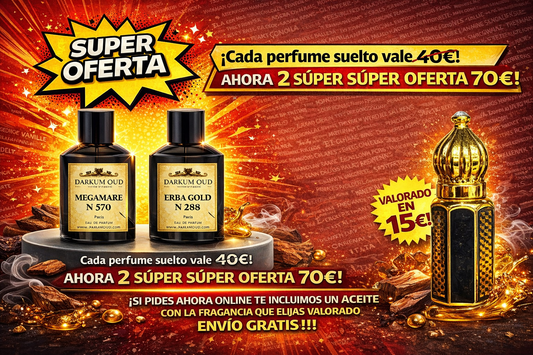OFERTA 2 PERFUMES + ACEITE +ENVIO GRATIS HOY